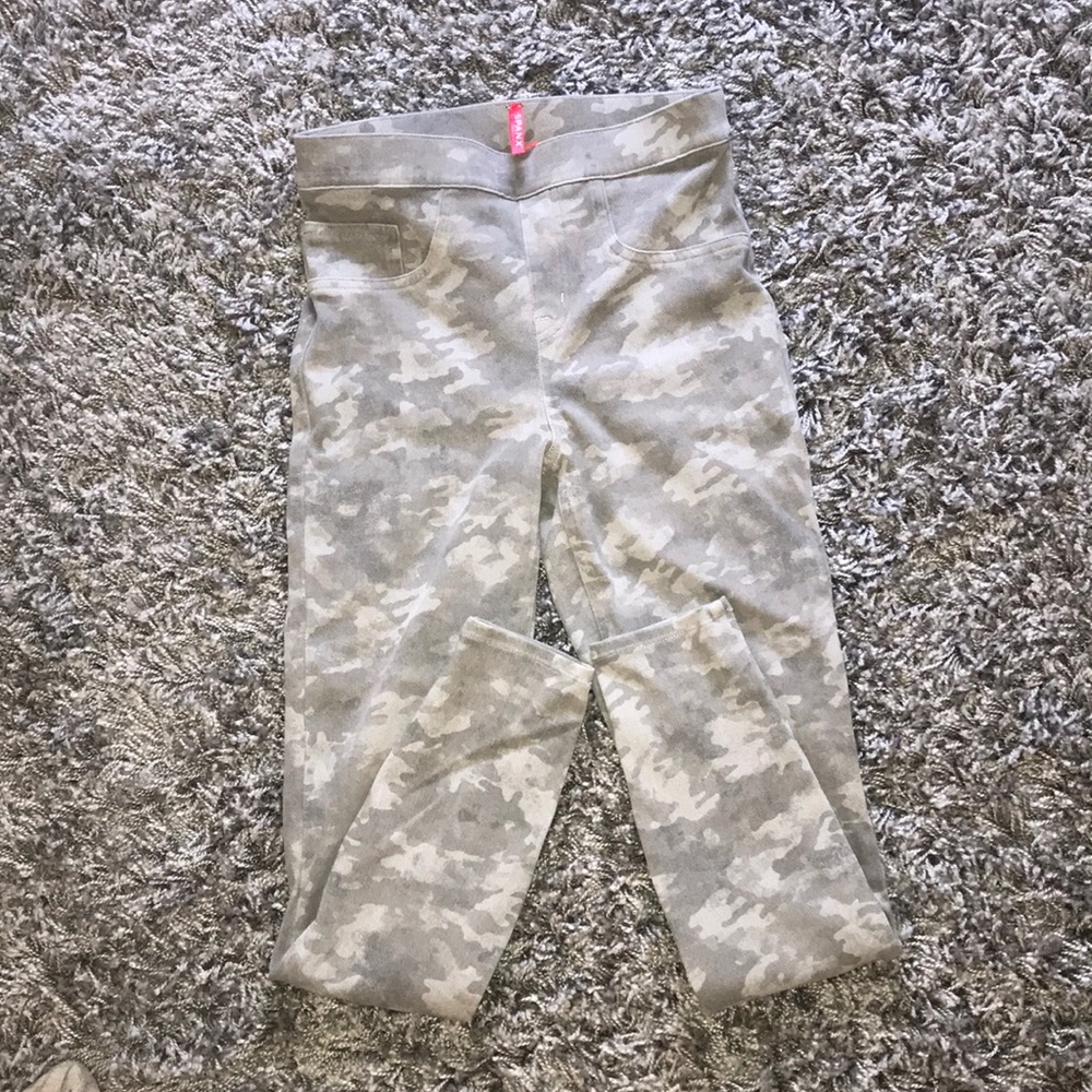 Spanx grey camo leggings size small